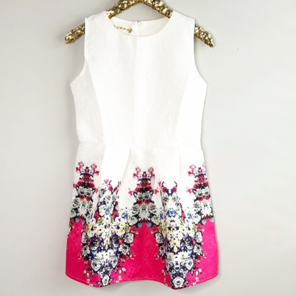 NWOT [CRFS] floral print fit and flare dress #V07